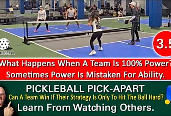 Pickleball! How Successful Can 3.5 Players Be With A One-Dimensional Game? Watch And Find Out!