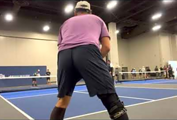 Pickleball PPA Las Vegas mens 4.5 19 Round 3 loser bracket
