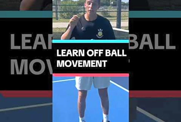 Learn off ball movement #pickleball #pickleballtips #shorts