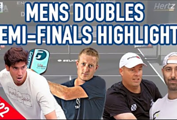 Riley Newman / Matt Wright VS Tyler Loong / AJ Koller - Mens Pickleball Doubles Semi-Finals