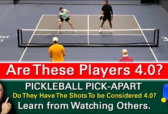 Pickleball! Are These Players At The 4.0 Level? Watch And Find Out!