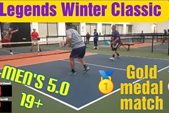 Legends Winter Pickleball Classic - Men&#039;s Doubles 5.0 19 Gold Medal Match - Scores &amp; Commentary