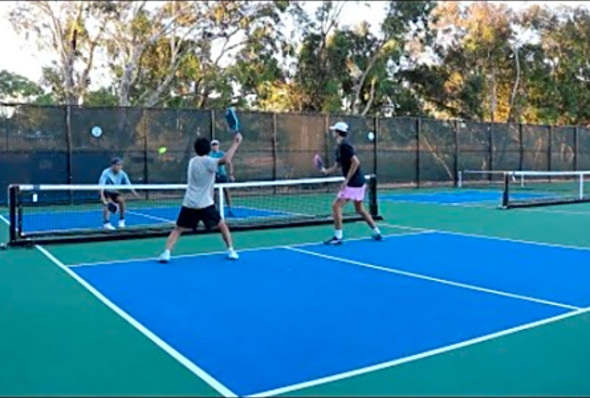4.5 Doubles Pickleball Highlights - ATPs, Body Bags, and Ernies