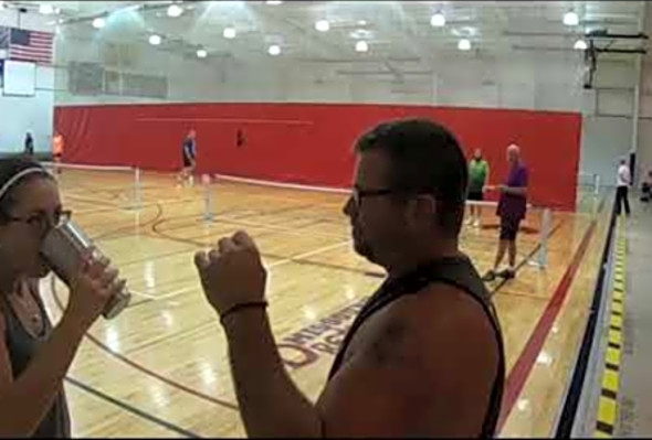 2018 Branson Classic Pickleball Tournament MXDS 3.5 Leone/Lauridsen Vs. Allen/Garrett (set 2)