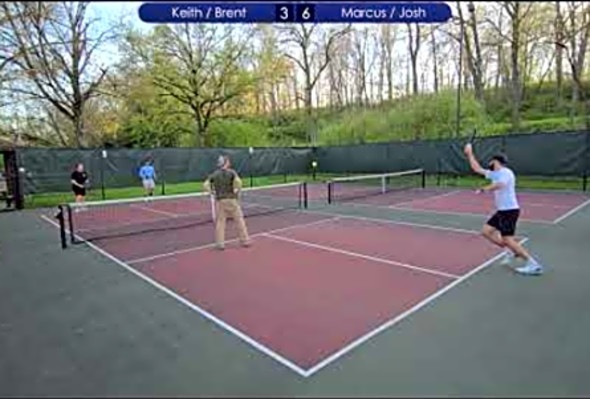 Keith and Brent vs. Marcus and Josh - 4.0 Pickleball Match