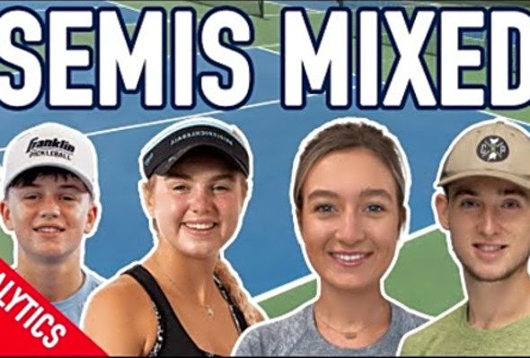 Semi&#039;s Mixed - Hayden Patriquin / Anna Leigh Waters VS Dylan Frazier / Maggie Brascia at MLP Daytona