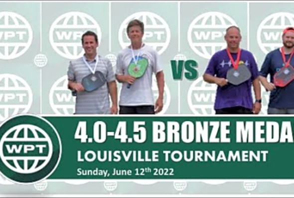 World Pickleball Tour (WPT) at4.0 Louisville - 4.5 Mens&#039; Doubles Bronze Medal Match