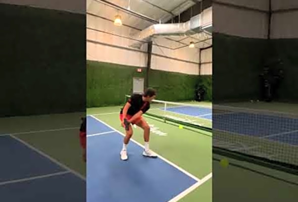 Could he have hit that? #pickleball #pickleballislife #pickleballaddict #pickleballhighlights