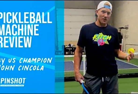 Spinshot Pickleball machine review John Cincola