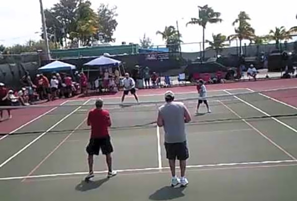 Mens Doubles KW Pickleball Tournament 2015 Game 1