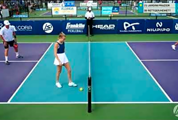 JARDIM/FRAZIER VS RETTGER/HEWETT Punta Gorda Open (APP) Professional Pickleball Mixed Doubles