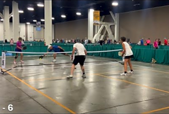 2022 National Senior Games Pickleball Championships - Mixed Doubles 4.0, 65 - Winners 3rd Round