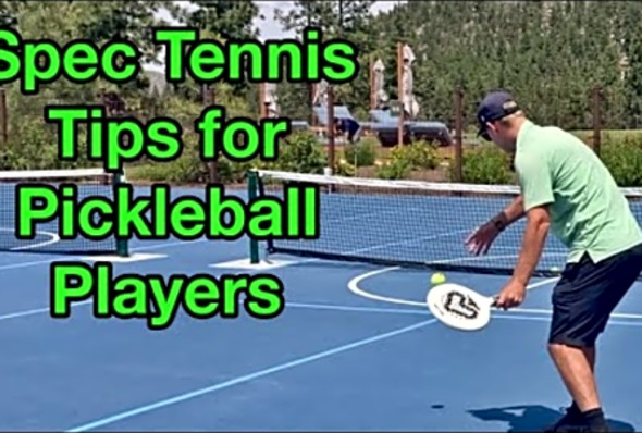 Tips for Pickleball Players Starting Spec Tennis