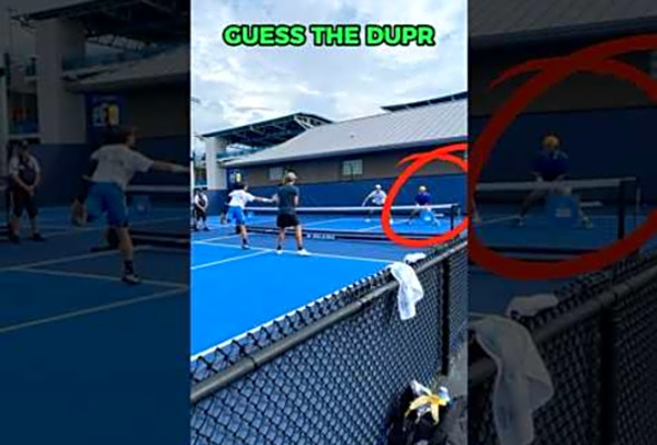 Guess the DUPR #pickleball
