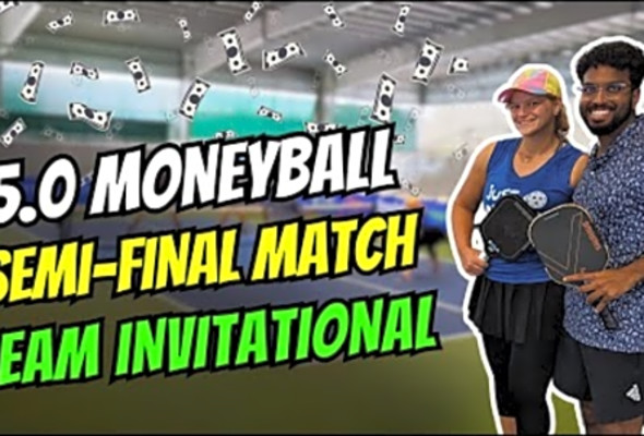 5.0 Team Invitational Pickleball Tournament Semi-Final Match at Pictona