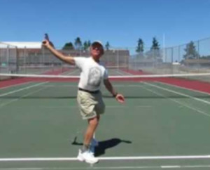 Pickleball fundamentals 06 Have your side to the net when receiving slow...