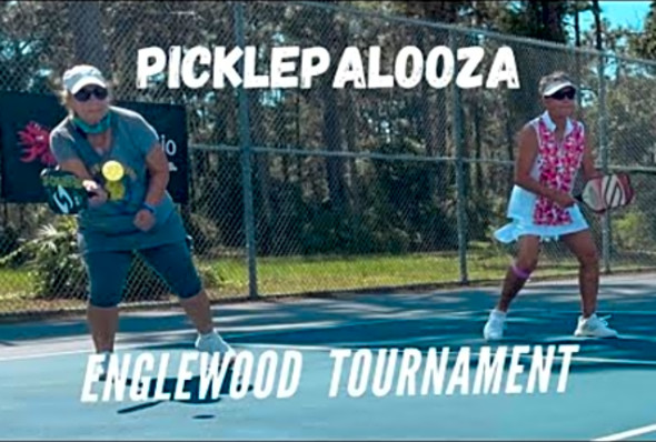 Pickleball Tournament in Englewood. Tournament director is Greg Storm. 10/16/21