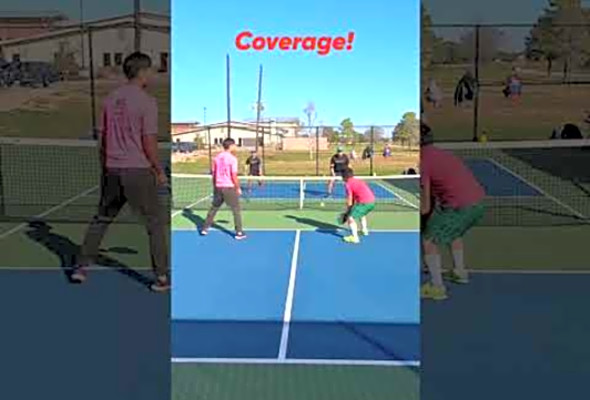 Coverage! #pickleball #pickleballhighlights #highlights #shorts #thepickleballrunner