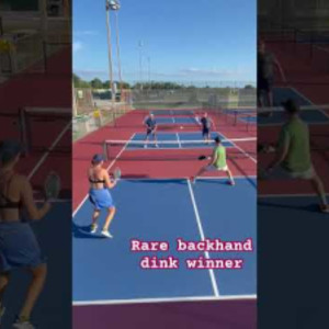 Rare backhand dink winner #pickleball #fitness #winner #backhand #joola ...