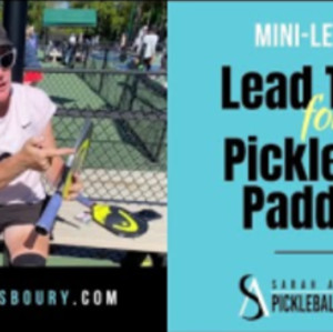 Lead Tape for Pickleball Paddles - Pickleball Mini-Lesson with Sarah Ans...