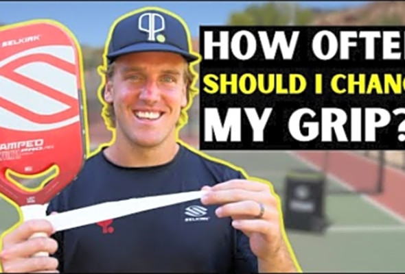Learn to put an overgrip on your pickleball paddle in 2 minutes