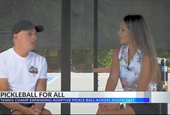 Pickleball for all: Anthony Ryan, first adaptive USA pickleball referee, growing sport across Southe