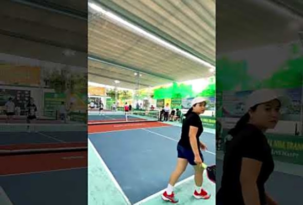 Pha p rui Pickleball cho sn rt nhanh v kh chu ca huyn thoi on Kin Quc #dsdpickleball