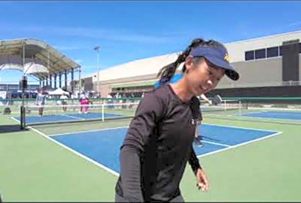 Oshiro/Auvergne vs Black/Carvalho, Mixed Doubles Pro at Mesa Open APP 2023 MxD Pro