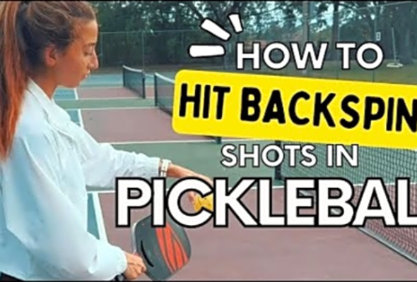 How to Hit Backspin Slice on ANY Shot in Pickleball - Learn How &amp; When to Use Backspin