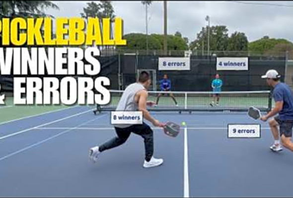 Winner and Errors - Pickleball Doubles Breakdown in West Hollywood