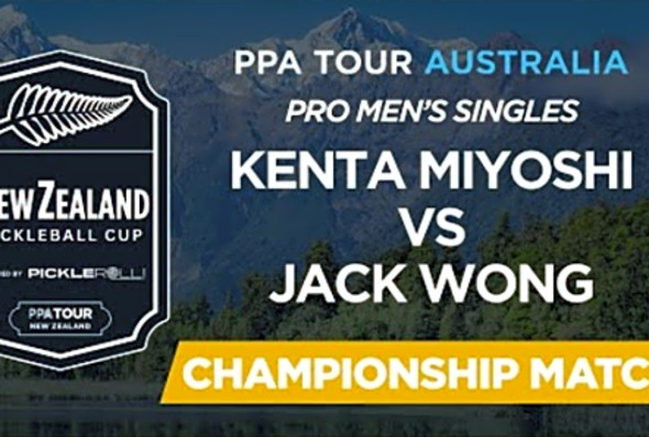 Kenta Miyoshi vs Jack Wong - Gold Medal Match - New Zealand Pickleball Cup