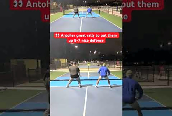 These guys werent going down without a fight. Great pickleball game #miamipickleball