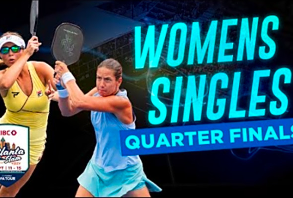 Anna Leigh Waters v Salome Devidze at the CIBC Atlanta Slam Presented by Vizzy