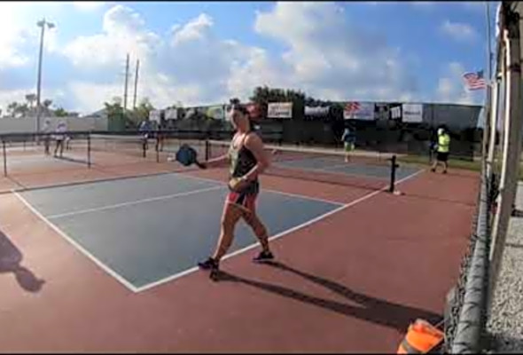 2018 Mintos US Open pickleball Championships MXDS 3.5 Emiliani/Lauridsen