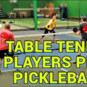 This is What Table Tennis Players Playing Pickleball Look Like: 4.5 Men&#039;...