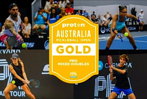 McGuffin/Schneemann vs Tardio/Irvine at the Proton Australia Pickleball Open - Championship Match