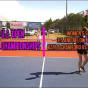 2018 U.S. Open WS 3.5 19 GOLD MEDAL - Kayla Crawford vs Ashley Dietrich