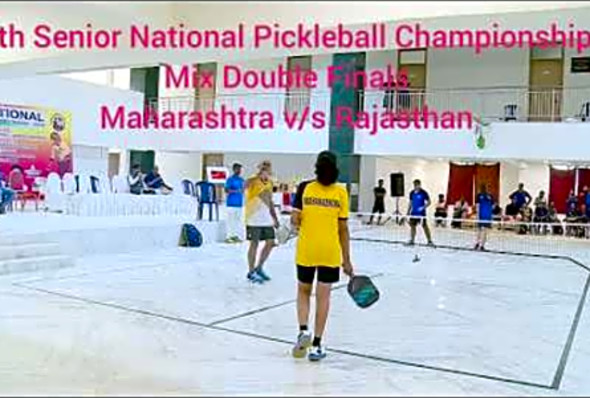 Pickleball - Final Mixed Double Tournament - India - Megha Kapoor and Niraj Sharma