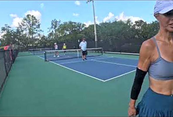 Danny/Kylie Vs Helen/Vanessa Pickleball Match