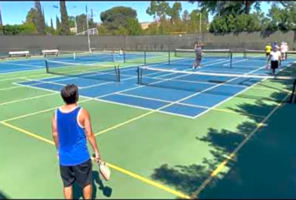 Pickleball - JD Lee and Luis Salazar vs Tim Turner and Gary Lamb