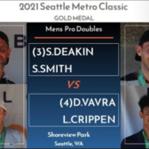 2021 Seattle Metro Pickleball Classic GOLD MDPro S.Deakin/S.Smith v D.Va...