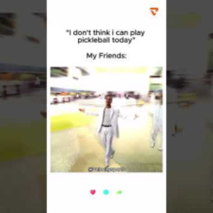 Real Friends Dont Let You Miss Pickleball #fyp #shorts #sportgear #veloc...
