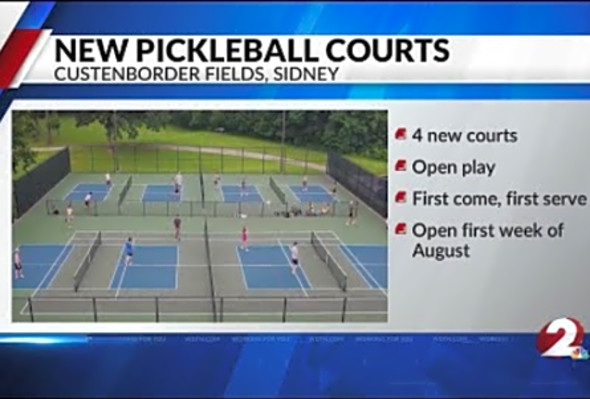 Pickleball courts coming to Sidney