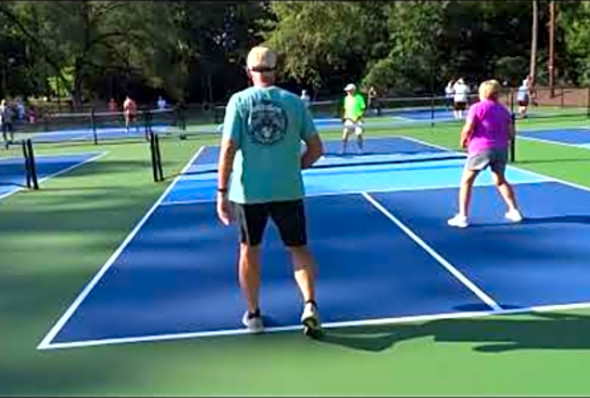 Richmond, Indiana pickleball league Thursday morning 8/11/22