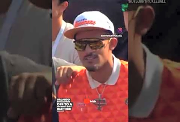 Trae Young must HATE pickleball after this! #pickleball #propickleball #majorleaguepickleball #mlp