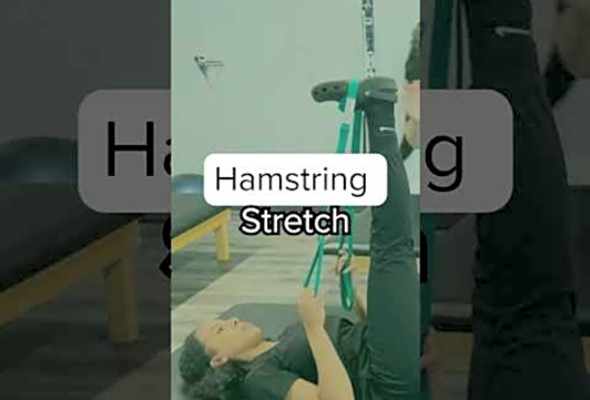 Pickleball Post-Game Cooldown Stretch - Part 2 - Hamstring Stretch #hamstringstretch #pickleball