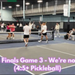 Bronze Finals Game 3 - We&#039;re not TIRED (4.5 Pickleball)