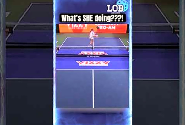 Pro Pickleball Player&#039;s Hilarious Miss - You Won&#039;t Believe This Swing! #PickleballFail #EpicMiss
