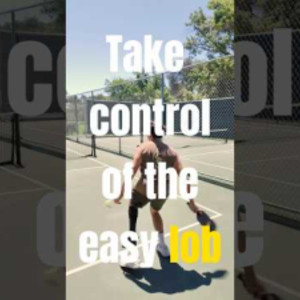 Take control of the easy lob#pickleball #pickleballtiktok #fyp #sports #...