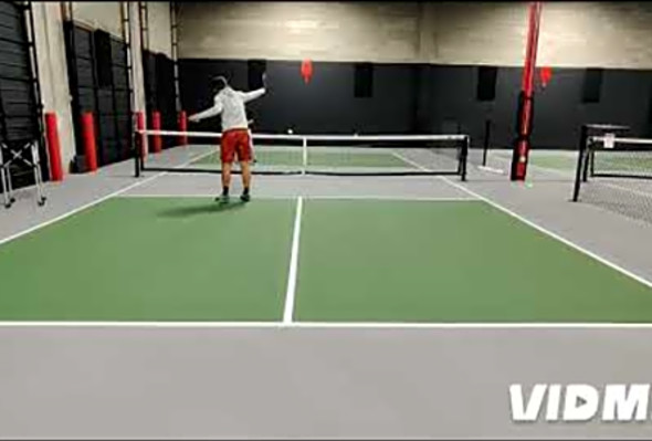 Roger Federer of India Pickleball Learns the Backhand Topspin Roll with 6.0 Pro